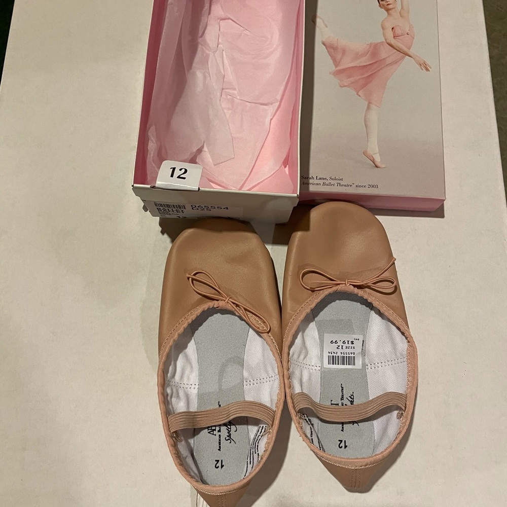 Girls Ballet shoes size 12 New